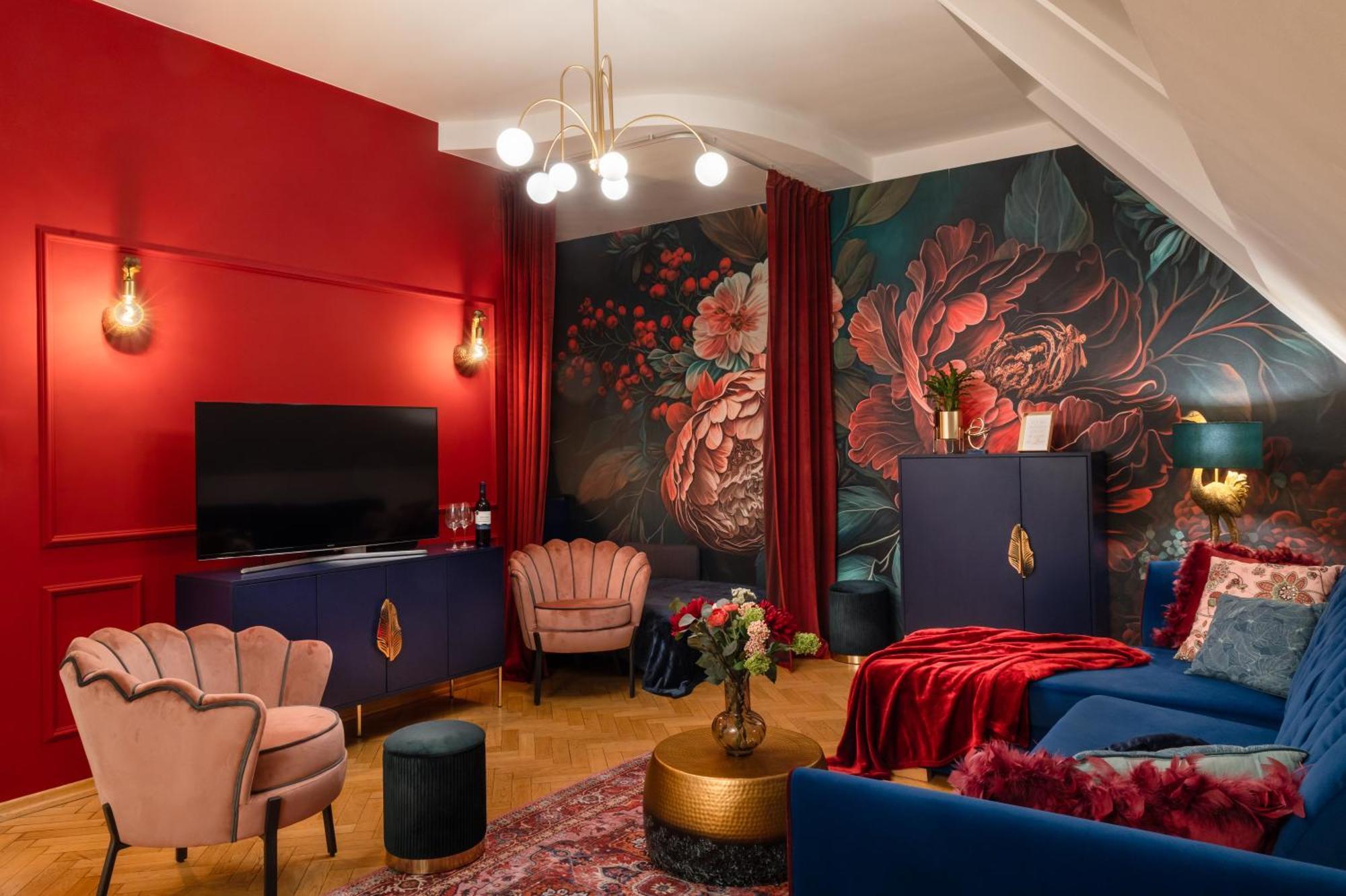 Decadent Art Deco Balcony Apartment In Old Town Prag Exteriör bild